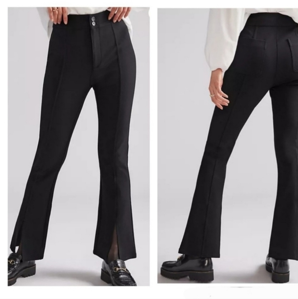 ●NEW-Anthropologie - Zip-Front Flared Leggings !! PERFECT WITH BOOTS